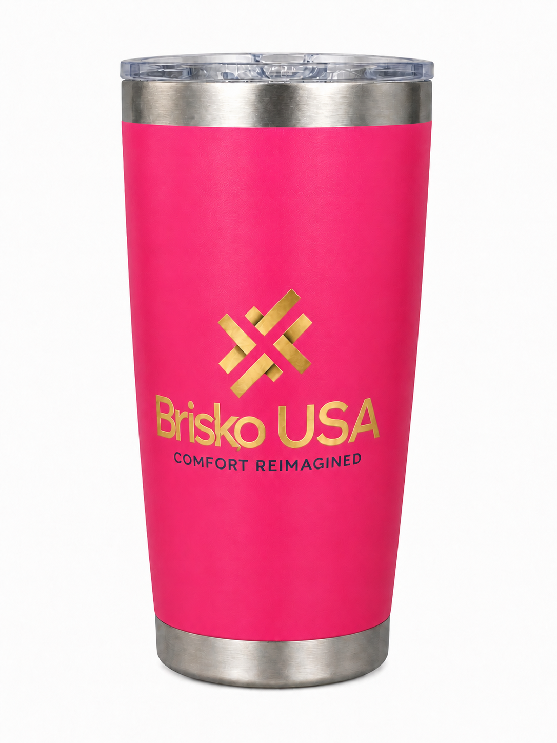 Pink Brisko USA 20 ounce tumbler